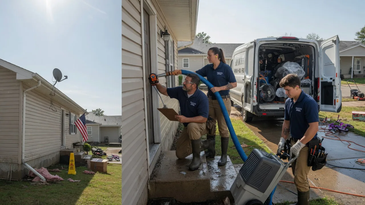 Ceiling Water Damage Restoration in Amazonia, MO near me